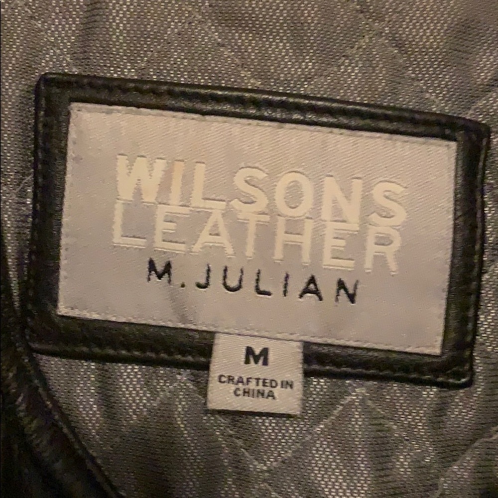 Leather Bomber Jacket - image 2